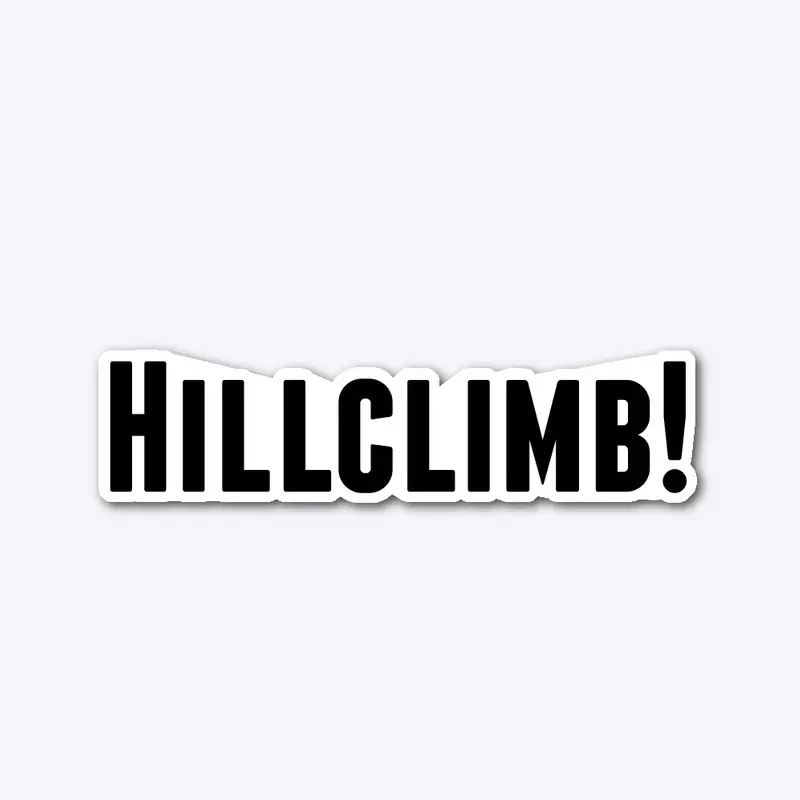 Hillclimb! Sticker 