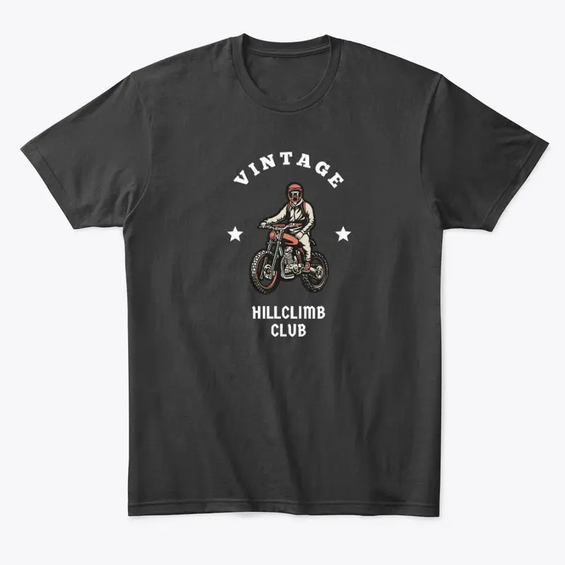 Vintage Hillclimb Club Black Tee