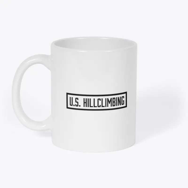 U.S. Hillclimbing White Mug