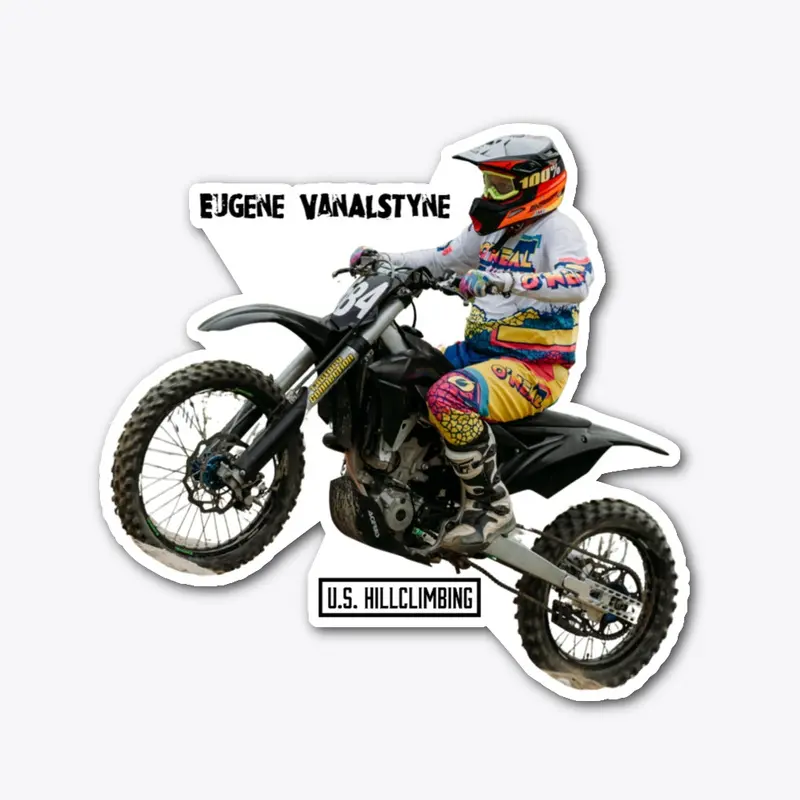 Eugene Van Alstyne Hillclimb Sticker