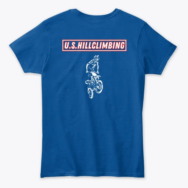 U.S. Hillclimbing Red White & Blue 3 Tee